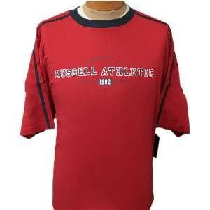  4XL Red Property of Russell Athletic Vintage Varsity T 