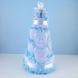  Triple Layer Bear Baby Gift Cake Baby