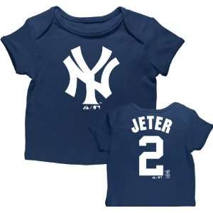   Jeter New York Yankees Infant Navy Name and Number Envelope T Shirt
