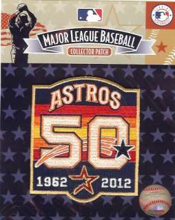 2012 Houston Astros 50th Anniversary Jersey Logo Patch   Official MLB 
