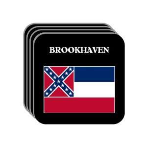  US State Flag   BROOKHAVEN, Mississippi (MS) Set of 4 Mini 