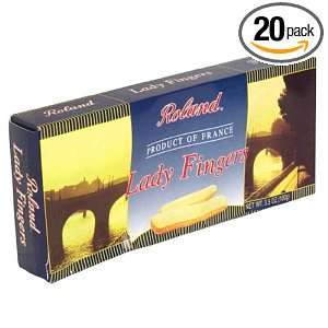 Roland Champagne Ladyfingers, 3.5 Ounce Packages (Pack of 20)  