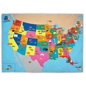  Giant USA Map by FAO Schwarz Toys & Games