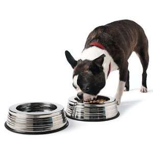  Stainless Steel No spill Pet Bowl   Large   Frontgate Pet 