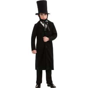 Lets Party By Rubies Costumes Abraham Lincoln Child Costume / Black 