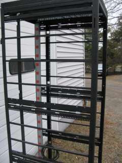 Mid Atlantic Products Black Equipment Rack 81 High GRK 44 30 with 