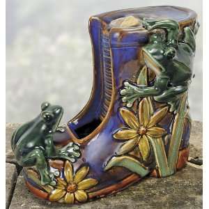  Water Fountain Boot Shape   527504 Patio, Lawn & Garden