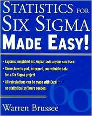 Statistics for Six Sigma Made Easy, (0071433856), Warren Brussee 