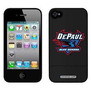  DePaul shield on AT&T iPhone 4 Case by Coveroo  