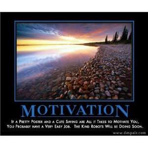  Motivation Demotivator Lithograph