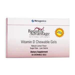  Lemon Bariatric Advantage Vitamin D Chewable Gels, (30 