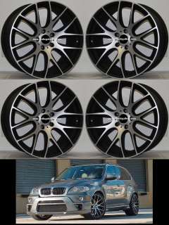 20 MONZA WHEELS FITS BMW E70 E71 X5 X6 RIMS NEW SET OF 4 20X8.5 