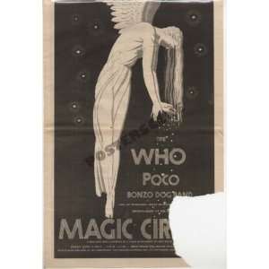 The Who Poco Magic Circus Concert Ad Poster 1969 