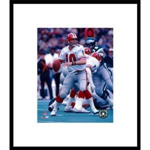 Steve Bartkowski   Dropping Back, Pre made Frame by Unknown, 13x15 