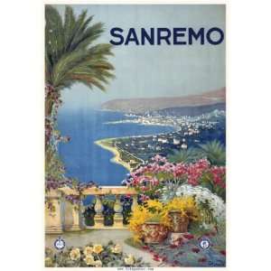  Fridgedoor San Remo Italy Travel Poster Magnet Automotive