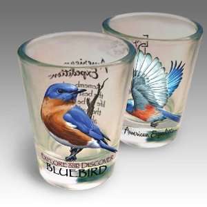  Eastern Bluebird Shot Glass Set