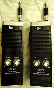 Vintage Realistic TRC 217 Handheld 40Channel CB Radio Transceiver 