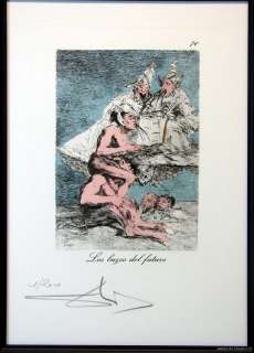 Suite de arte de Salvador Dali Caprices De Goya Rellenar 80p