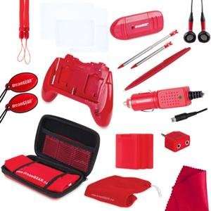  NEW 3DS 20 in 1 Starter Kit Red (Videogame Accessories 