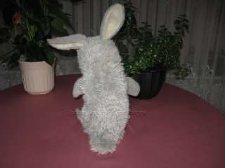 Steiff Jolly Hase Rabbit 3480/40 Gray Hand Puppet IDS  