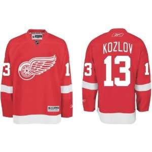  Kozlov #13 Detroit Red Wings Reebok Premier Home Jersey 