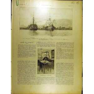   1902 LEcole Canonnage Ship Krantz Couronne Initiation