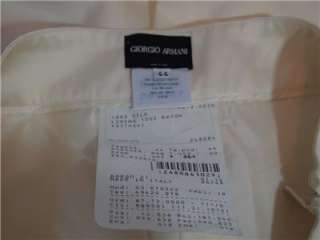 1795$ GIORGIO ARMANI Black Label 100%silk pant 44  