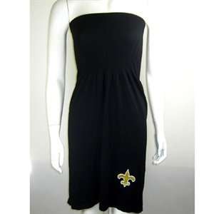 New Orleans Saints Ladies Tube Top Dress One Size Fits All  