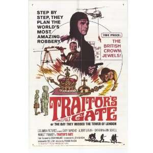 Traitor s Gate (1966) 27 x 40 Movie Poster Style A 