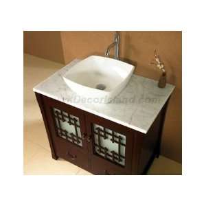 Ronbow OC2057 36 Bathroom Vanity Set w/ Ceramic Vessel Sink, Stone 