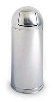Rubbermaid Marshal 15 Gallon Stainless Steel Trash Can  
