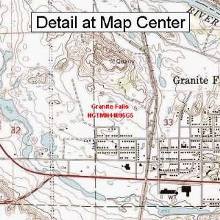 USGS Topographic Quadrangle Map   Granite Falls, Minnesota (Folded 