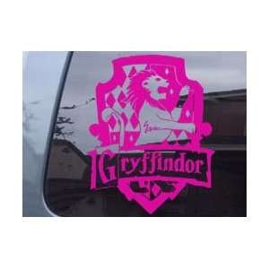 Harry Potter Gryffindor Car Laptop Vinyl Decal Sticker  Pink Color 