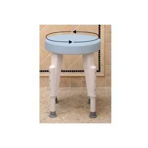  Bath Safe Rotating Shower Stool, Height Adjustable Health 