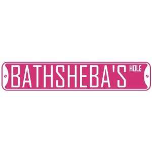   BATHSHEBA HOLE  STREET SIGN