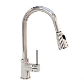 FREUER 16 Brushed Nickel Stainless Kitchen Sink Pull Out Spray Bar 