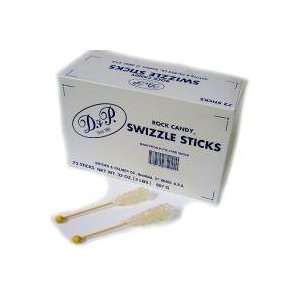 Dryden White Sugar Swizzle Sticks, 72 Count Package  