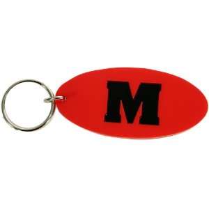  Maryland Terrapins Red Oval Mirror Key Chain Sports 