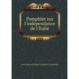  Italie Louis Marie de Lahaye Cormenin (vicomte de)  Books