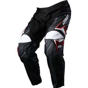 One Industries Trace Mens Carbon MX Motorcycle Pants   Black/Red 