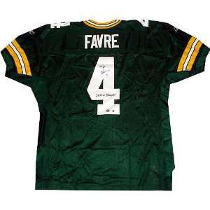  Brett Favre Green Bay Packers Autographed Green Jersey 