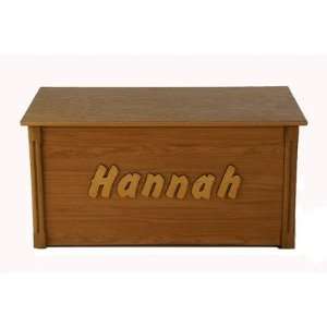  Dream Toy Box WTB Brush Personalized Wooden Toy Box in Oak 