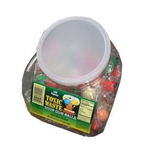 Toxic Waste Sour Gumballs 120 Count Bulk Tub  Grocery 