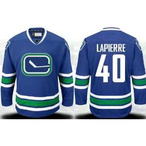  NHL Gear   Maxim Lapierre #40 Vancouver Canucks Third Blue 