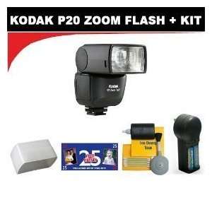  Kodak P20 Zoom Flash + Deluxe DB ROTH Accessory Kit 