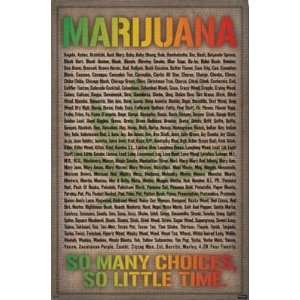  Bcreative   Marijuana Leaf POSTER Canvas