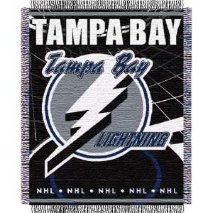  Tampa Bay Lightning NHL Woven Jacquard Throw Sports 