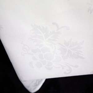  6 Dozen 20x20 White Wholesale Beauti Damask Napkins by 