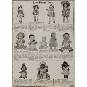  1937 Ad Baby Dolls Topsy Mammy Standing Sleeping Eye 
