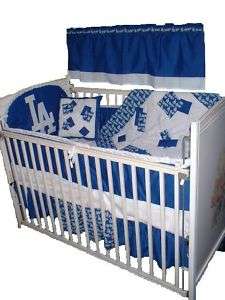 Baby Nursery Crib Bedding Set w/LA Dodgers fabric  